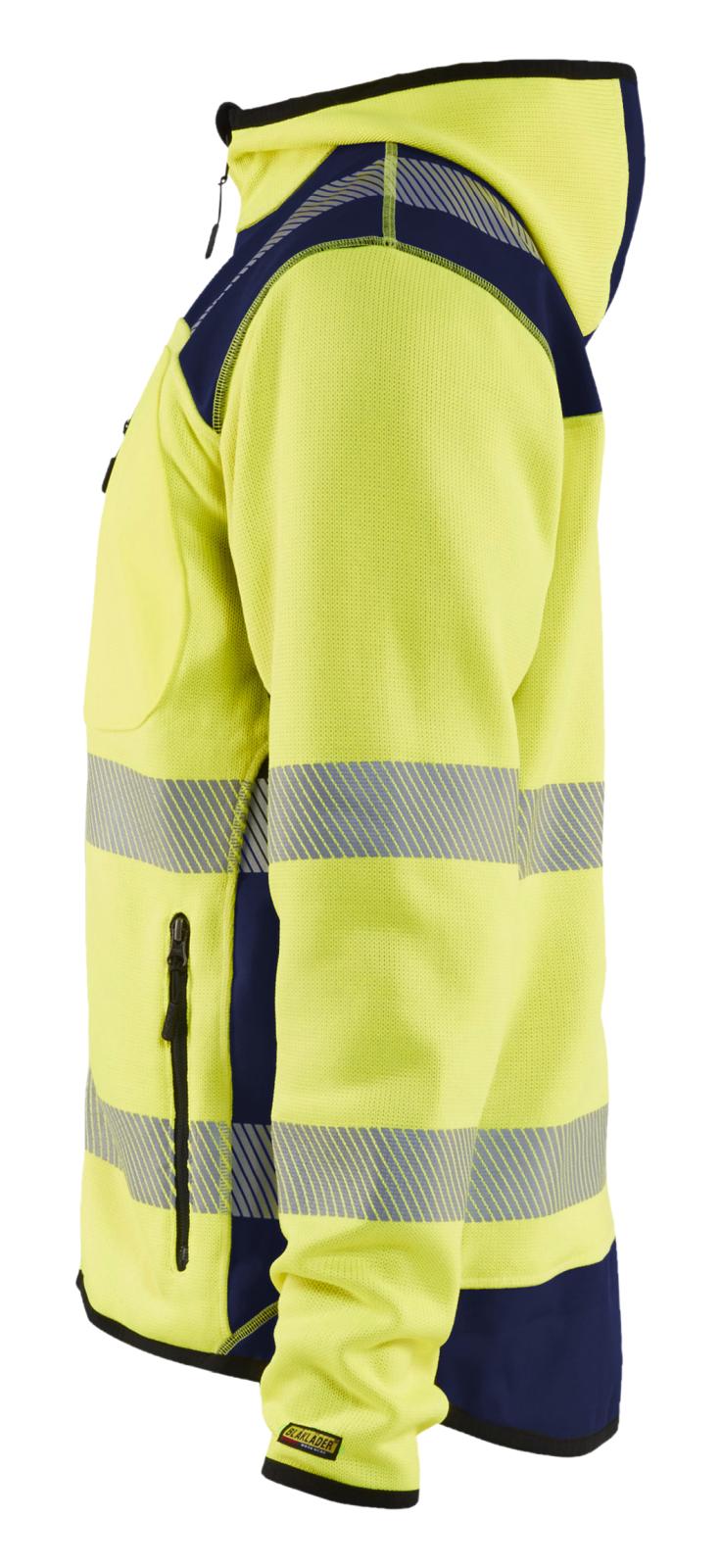 Blaklader Vesten 49232120 HiVis fluo geel-marineblauw(3389)