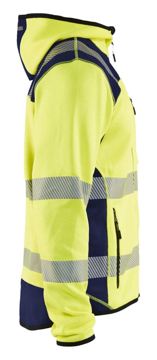 Blaklader Vesten 49232120 HiVis fluo geel-marineblauw(3389)