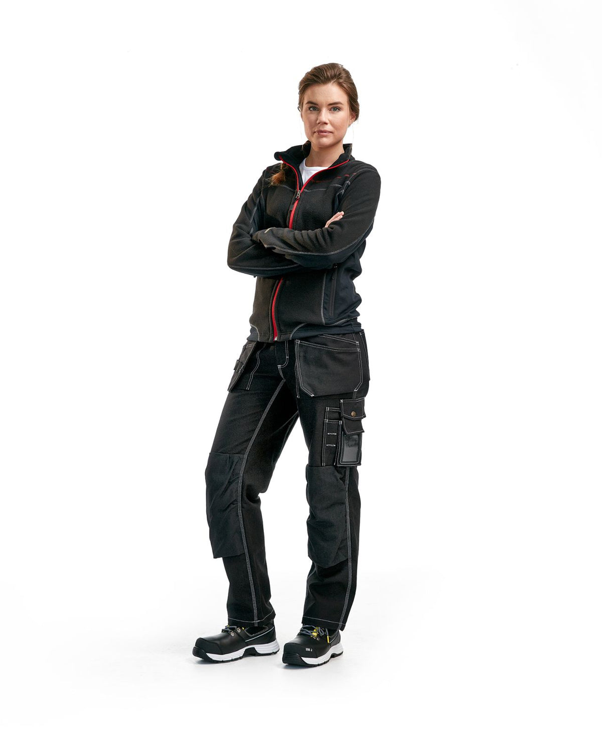 Blaklader Vesten 49241010 zwart-rood(9956)
