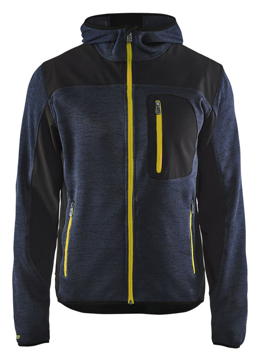 Blaklader Vesten 49302117 donkerblauw-geel(8635)