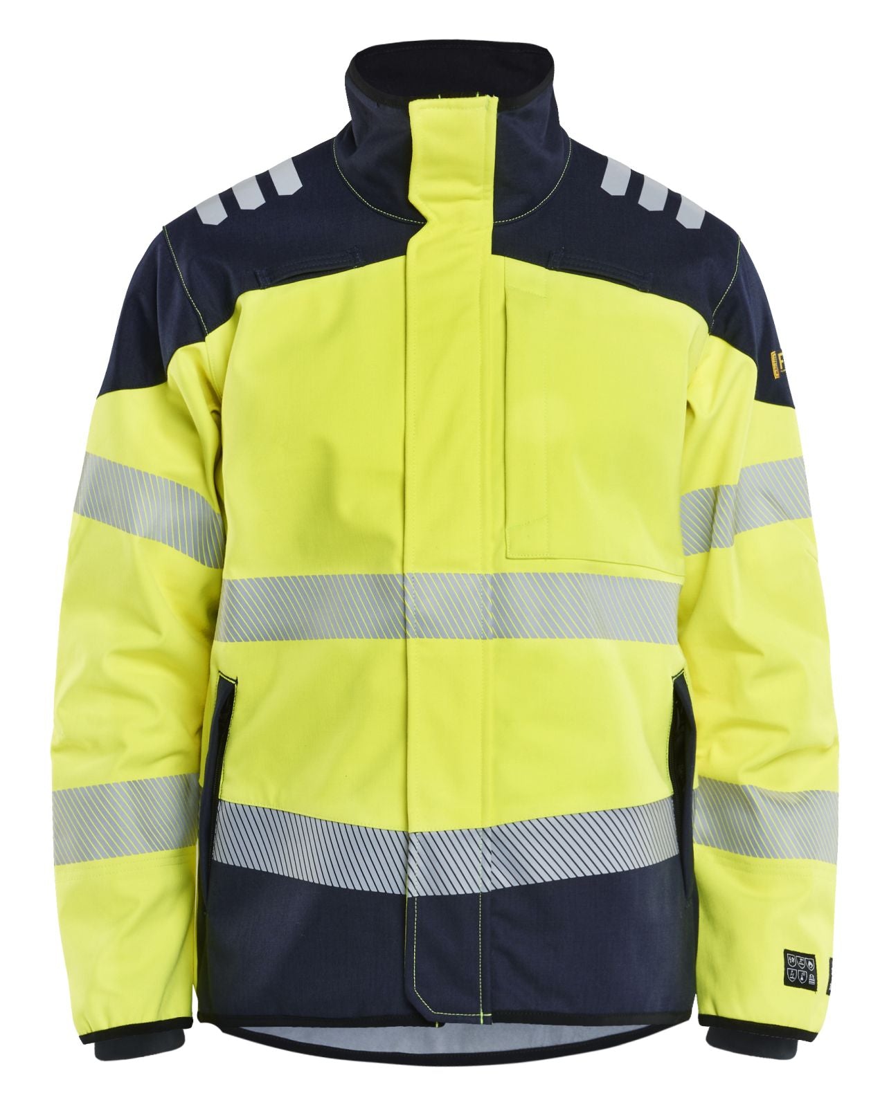 Blaklader jassen 49481560 fluo geel-marineblauw(3389)