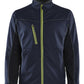 Blaklader jassen 49502516 softshell donker marineblauw-fluo geel(8633)