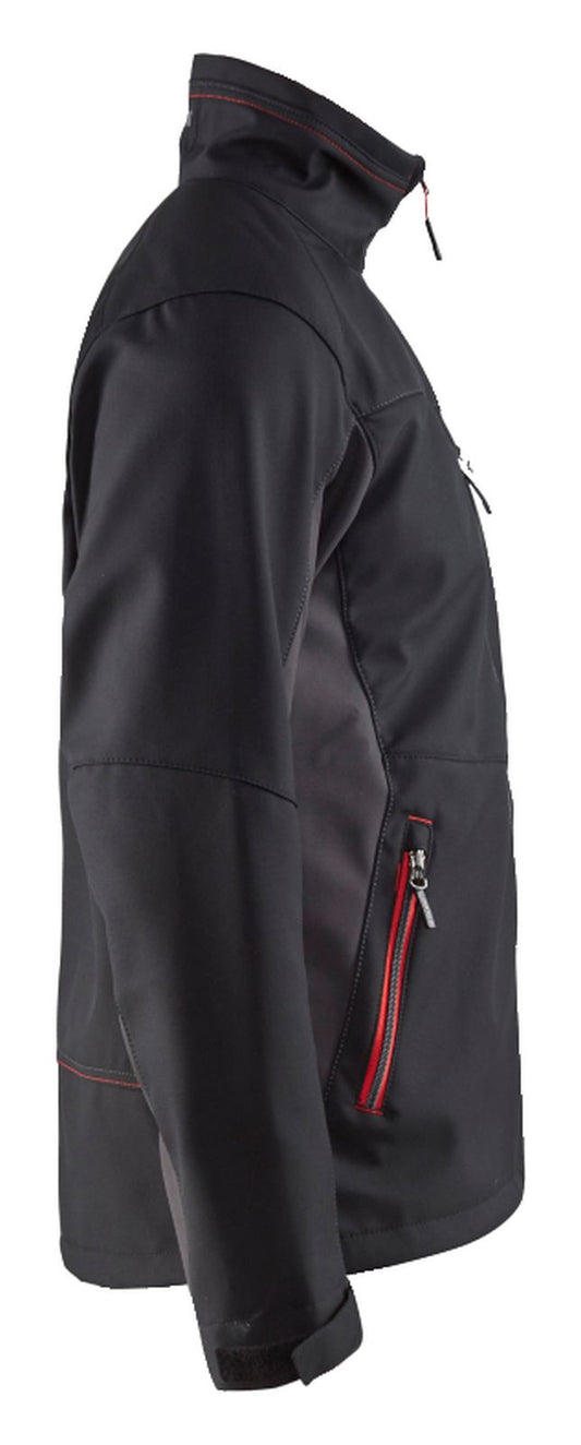 Blaklader Jassen 49502516 zwart-rood(9956)
