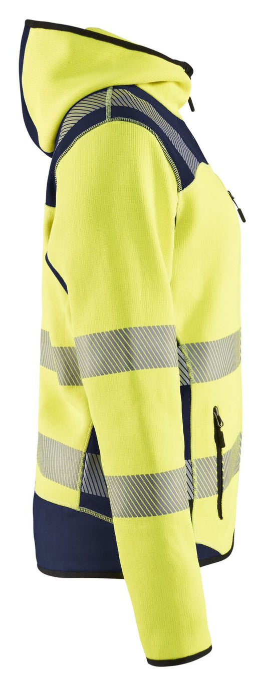 Blaklader Jassen 49672120 HiVis fluo geel-marineblauw(3389)
