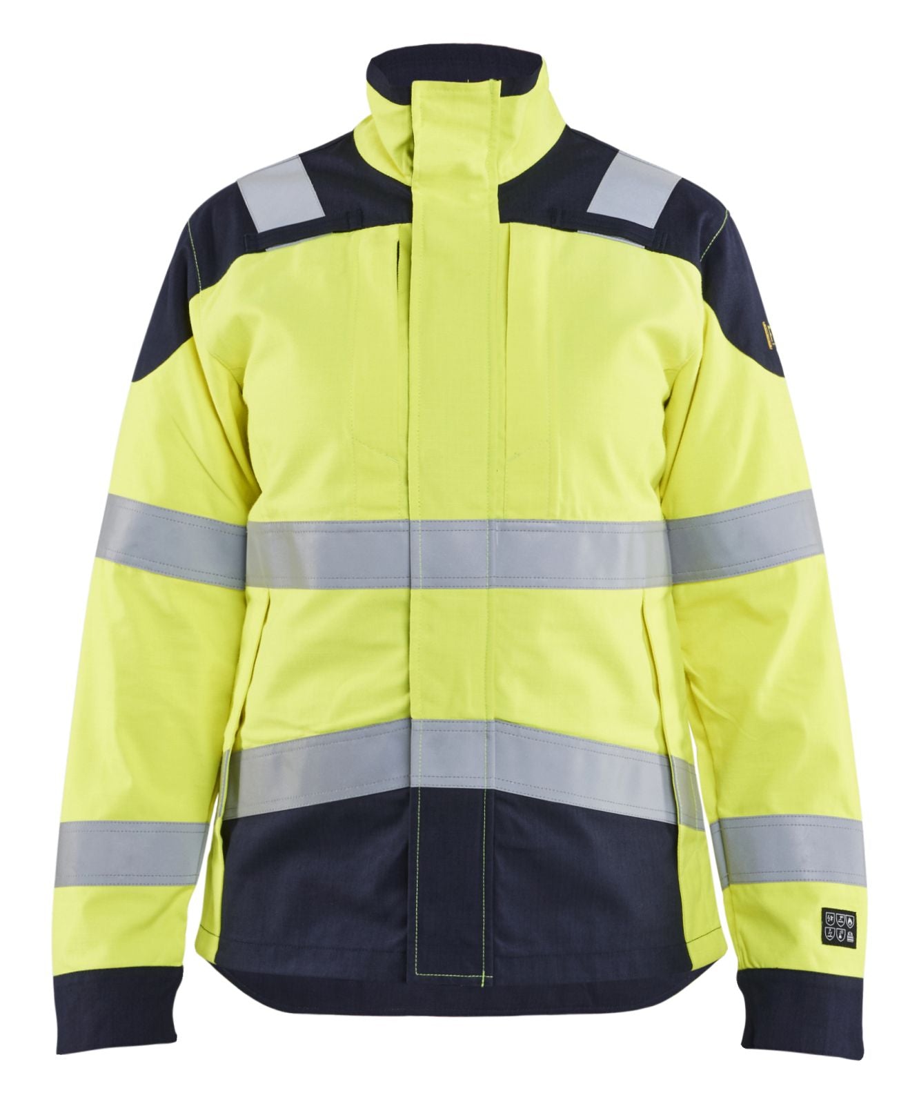 Blaklader Jassen 49691512 Multinorm fluo geel-marineblauw(3389)