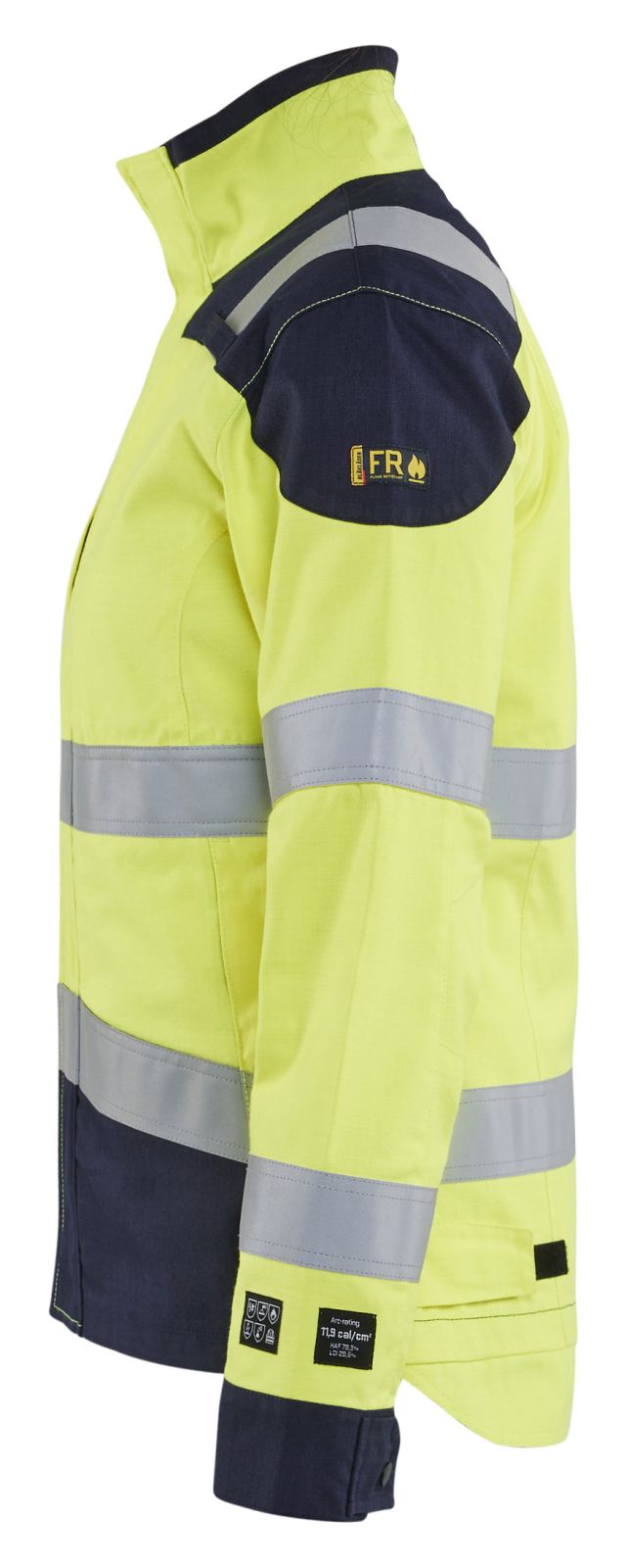 Blaklader Jassen 49691512 Multinorm fluo geel-marineblauw(3389)