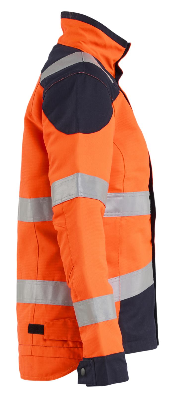 Blaklader Vlamvertragend Multinorm Dames Jack 49691524 Multinorm inherent vlamwerend HiVis fluo oranje-marineblauw(5389)
