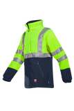 Sioen Vesten Rainier Multinorm Inritsbaar fluo geel-marineblauw