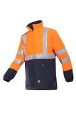 Sioen Vesten Rainier Multinorm Inritsbaar fluo oranje-marineblauw