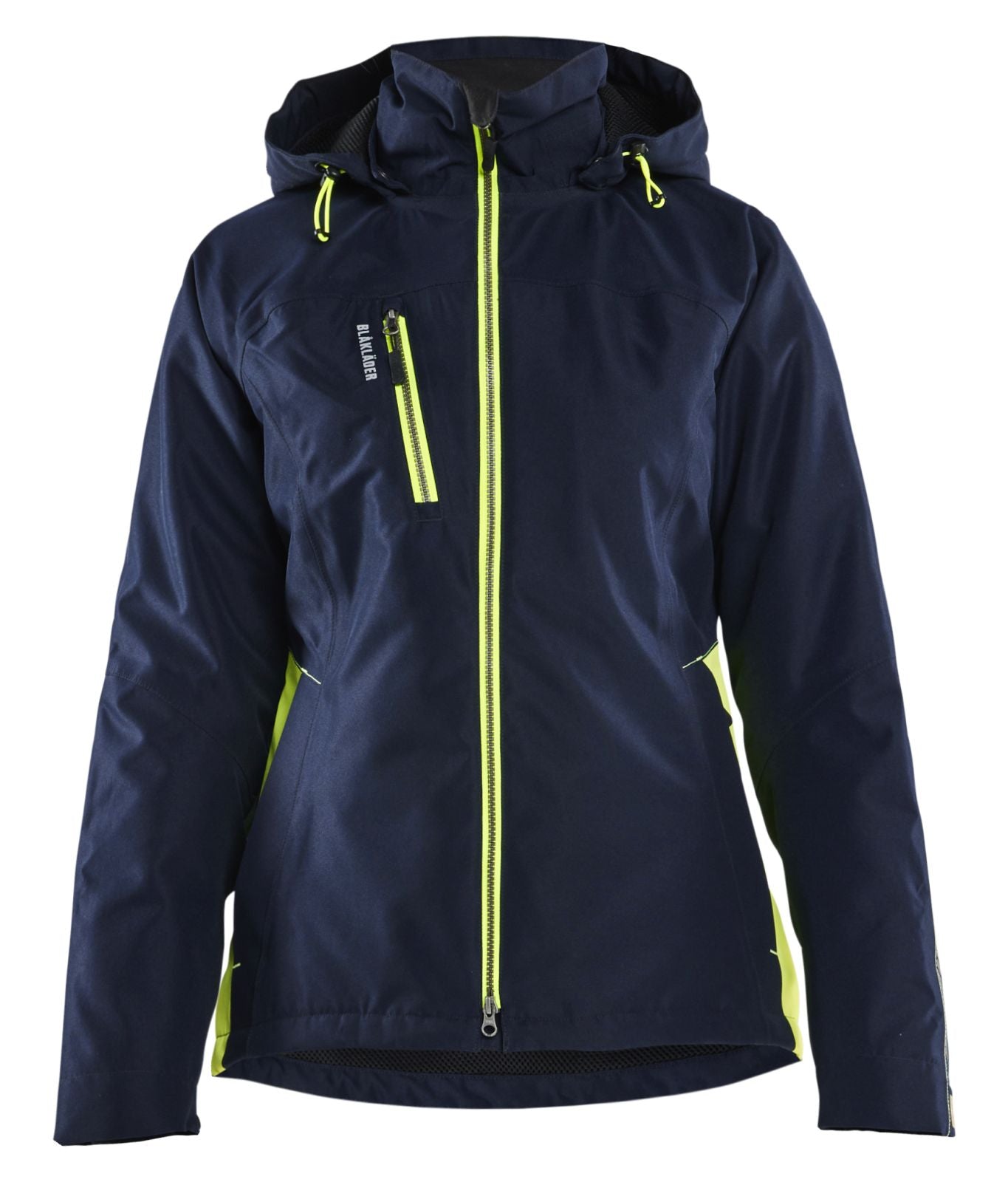 Blaklader jassen 49721977 winter donker marineblauw-fluo geel(8633)