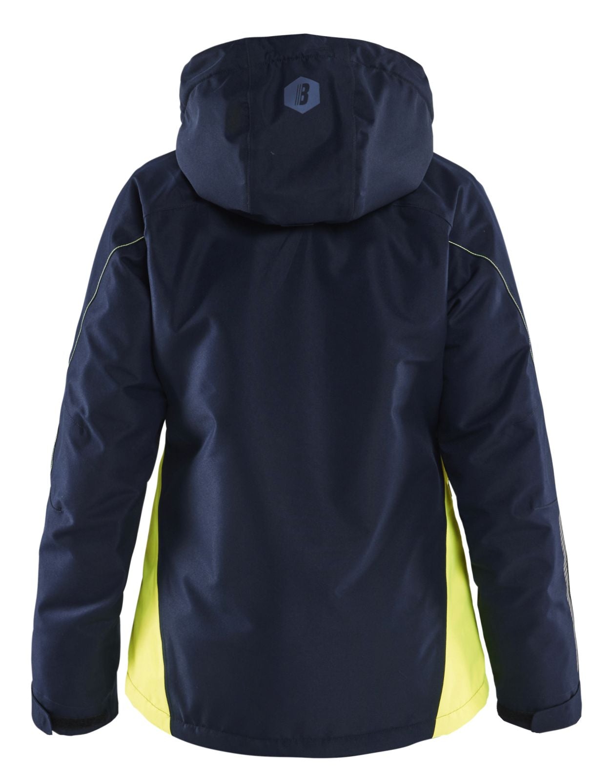 Blaklader jassen 49721977 winter donker marineblauw-fluo geel(8633)