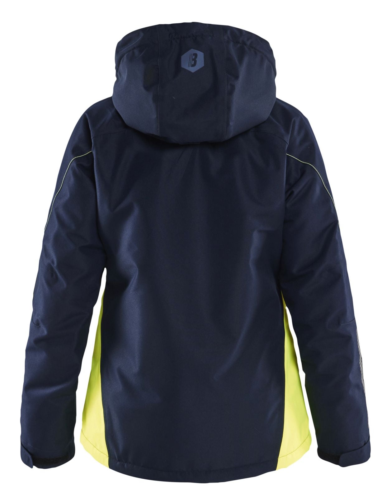 Blaklader jassen 49721977 winter donker marineblauw-fluo geel(8633)