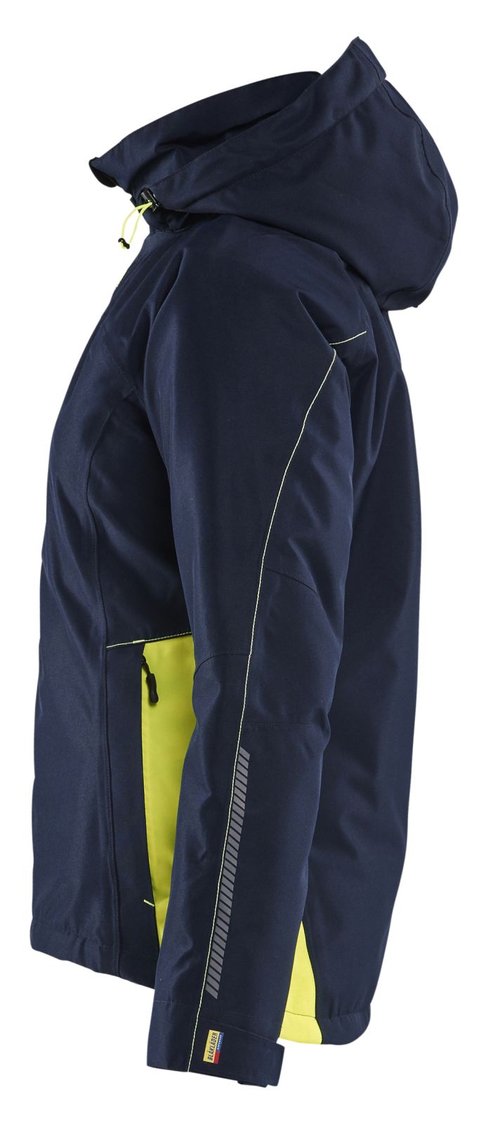 Blaklader jassen 49721977 winter donker marineblauw-fluo geel(8633)