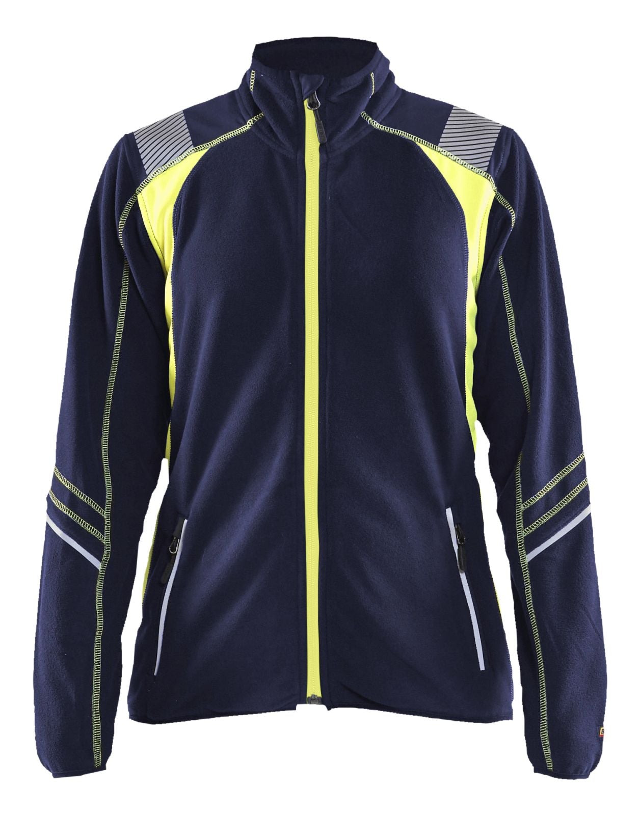 Blaklader Vesten 49731010 Reflectieband marineblauw-fluo geel(8933)