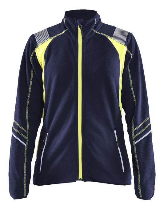 Blaklader Vesten 49731010 Reflectieband marineblauw-fluo geel(8933)