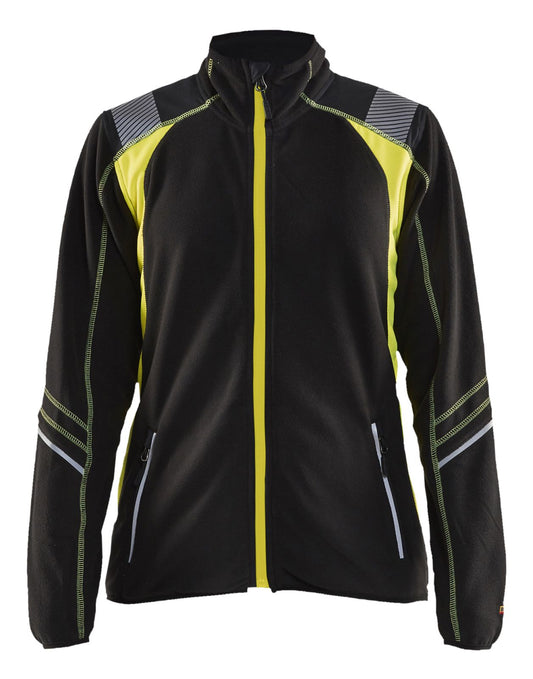 Blaklader Vesten 49731010 Reflectieband zwart-fluo geel(9933)