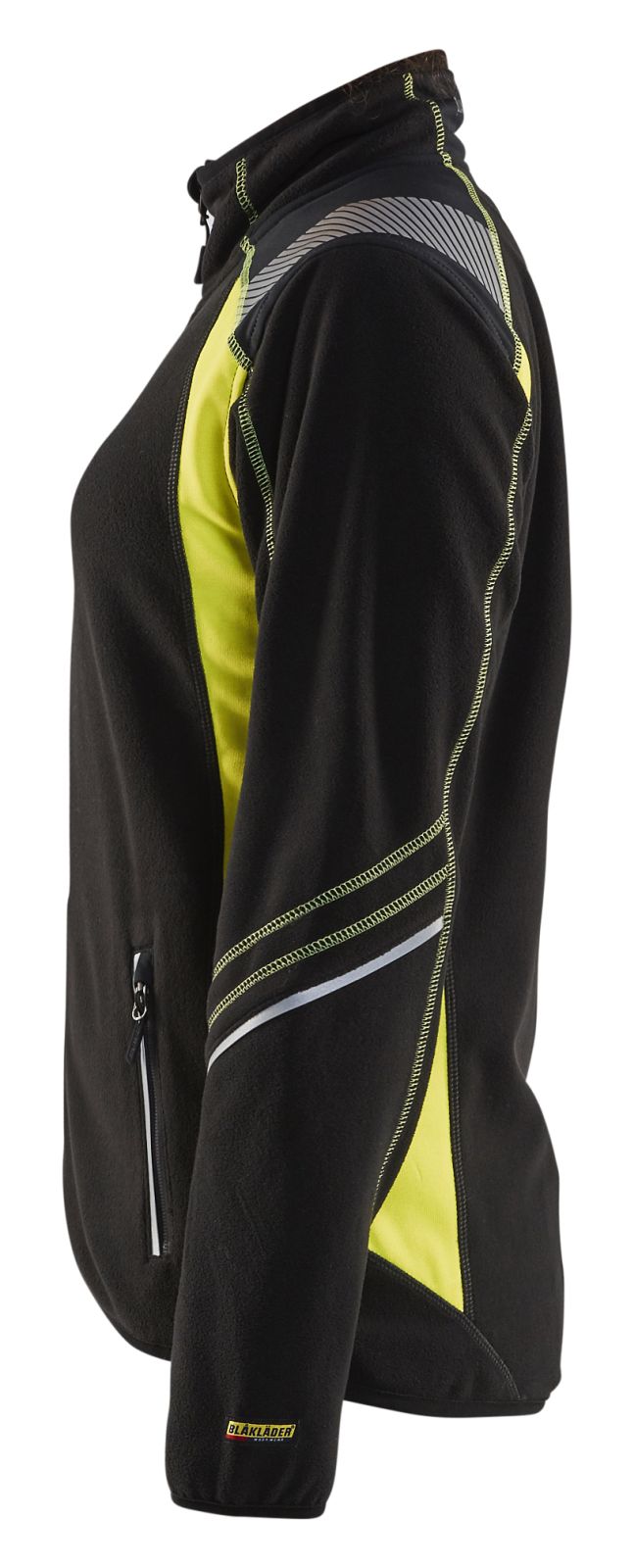 Blaklader Vesten 49731010 Reflectieband zwart-fluo geel(9933)
