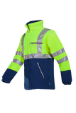 Sioen Jassen Kingley HiVis Inritsbaar fluo geel-marineblauw