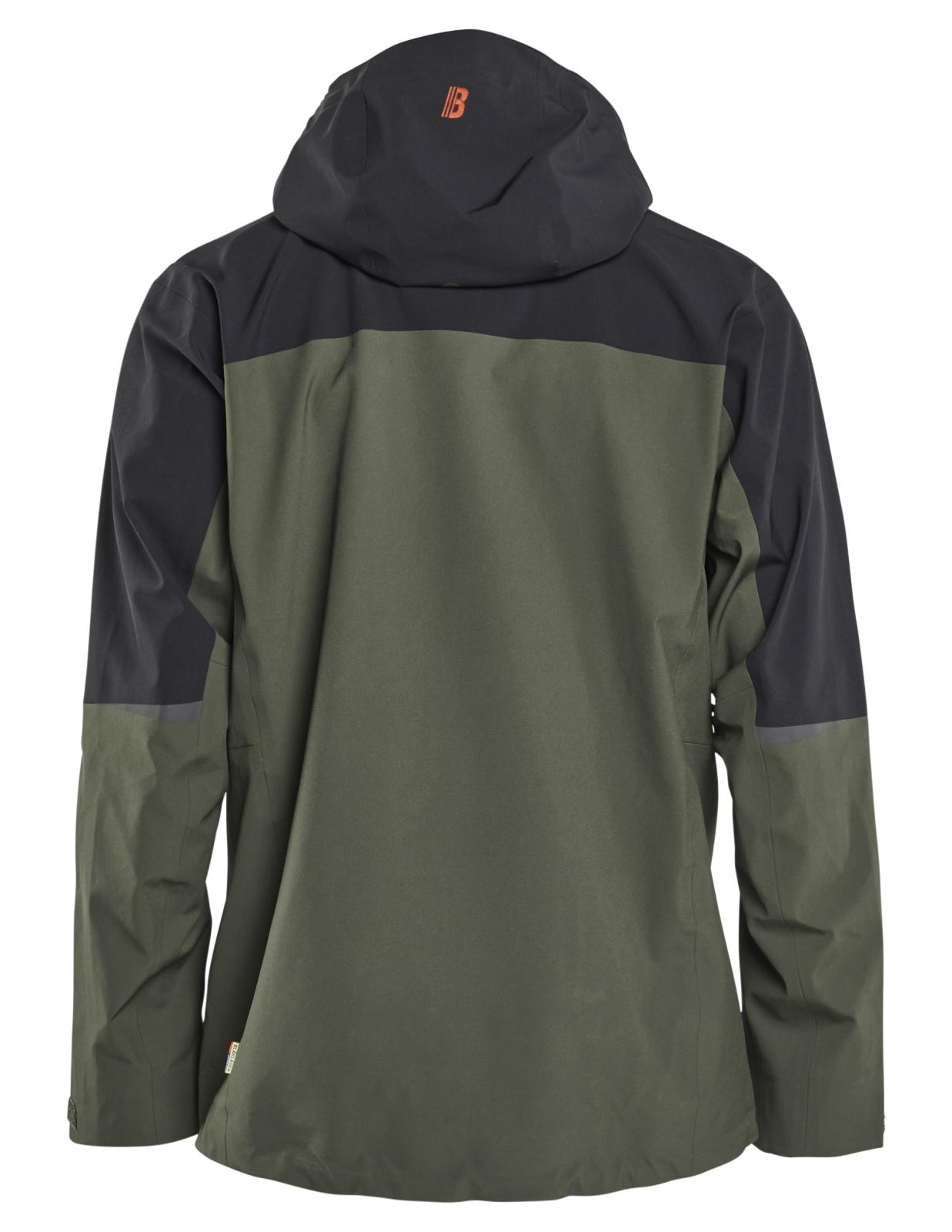 Blaklader Wind/regen/sneeuw Striker Jack 49801916 shell stretch waterdicht winddicht woudgroen-roestbruin(4240)