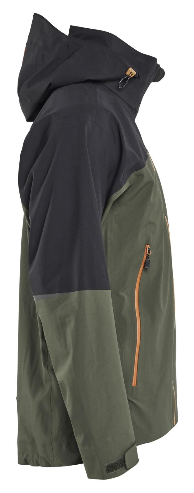 Blaklader Wind/regen/sneeuw Striker Jack 49801916 shell stretch waterdicht winddicht woudgroen-roestbruin(4240)