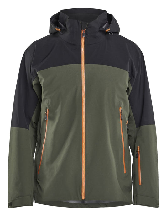 Blaklader Wind/regen/sneeuw Striker Jack 49801916 shell stretch waterdicht winddicht woudgroen-roestbruin(4240)