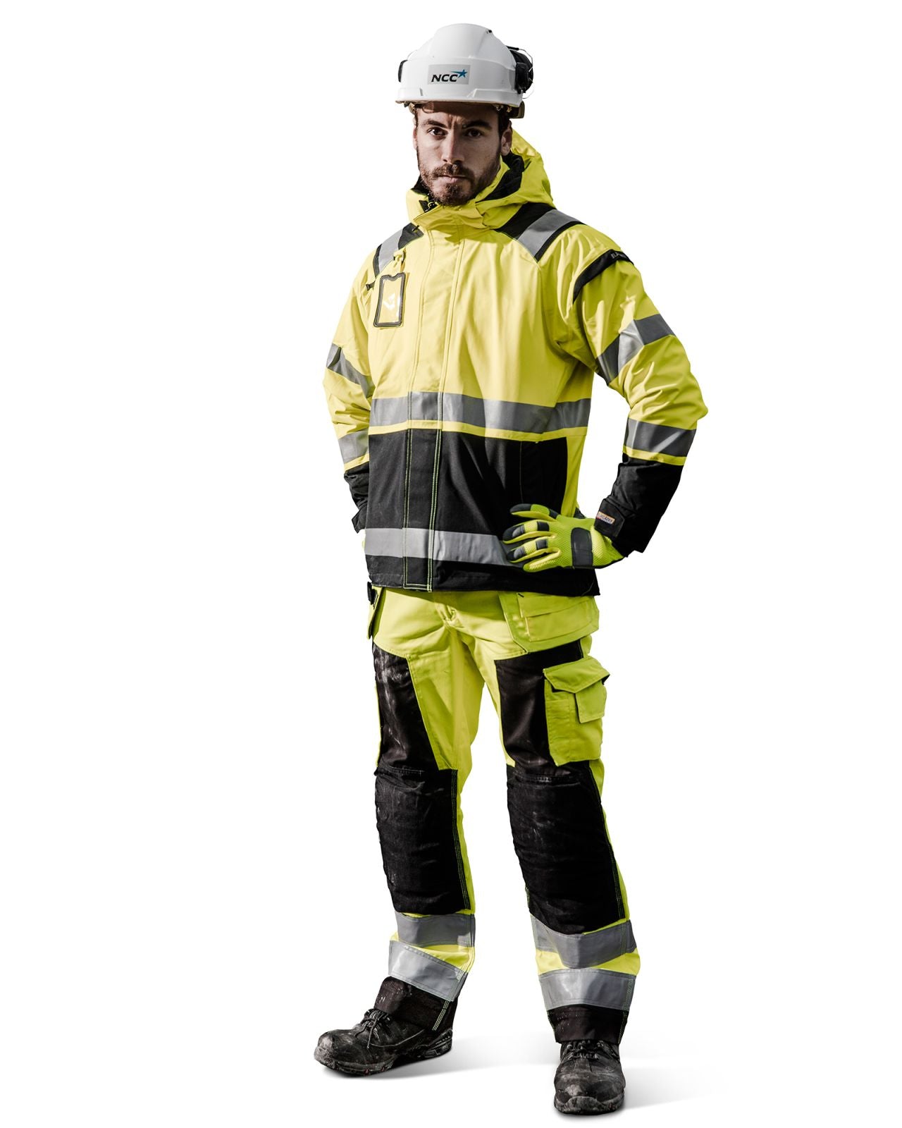 Blaklader Jassen 49871987 HiVis fluo geel-zwart(3399)