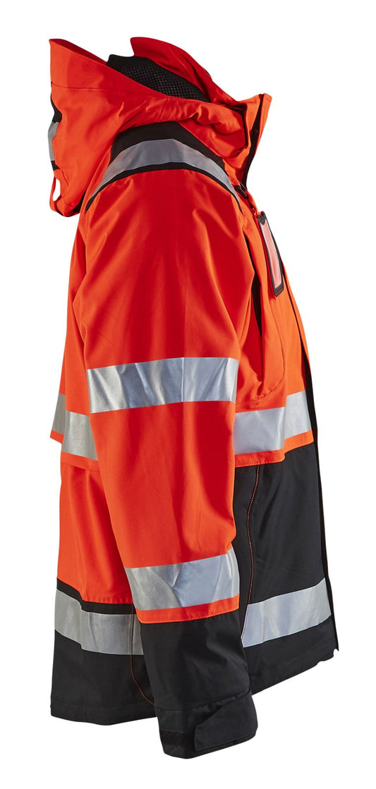 Blaklader Jassen 49871987 HiVis fluo rood-zwart(5599)