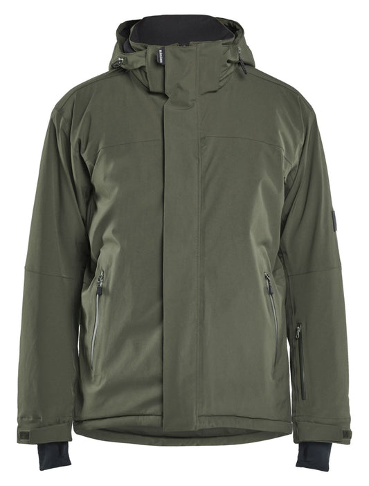 Blaklader Wind regen sneeuw Striker Winterjas 49911917 stretch donker herfstgroen(4209)