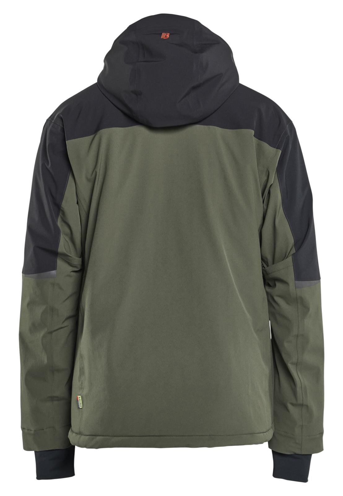 Blaklader Wind regen sneeuw Striker Winterjas 49911917 stretch woudgroen-roestbruin(4240)
