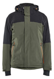 Blaklader Wind regen sneeuw Striker Winterjas 49911917 stretch woudgroen-roestbruin(4240)