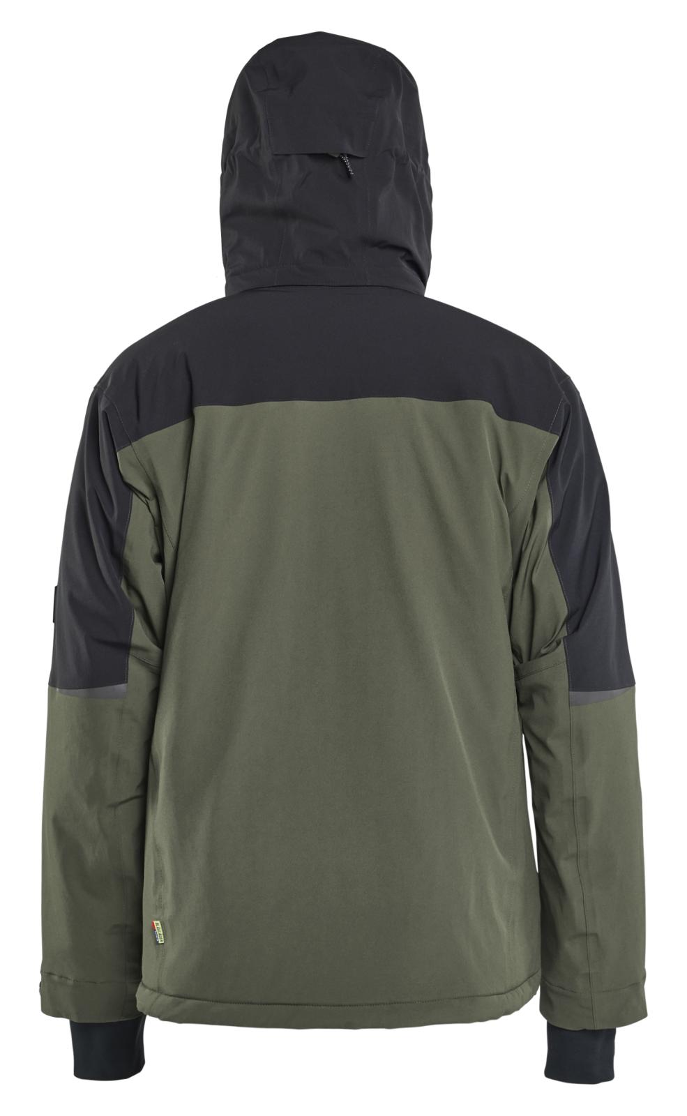 Blaklader Wind regen sneeuw Striker Winterjas 49911917 stretch woudgroen-roestbruin(4240)