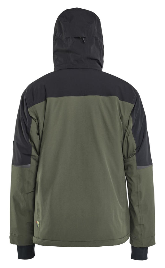 Blaklader Wind regen sneeuw Striker Winterjas 49911917 stretch woudgroen-roestbruin(4240)