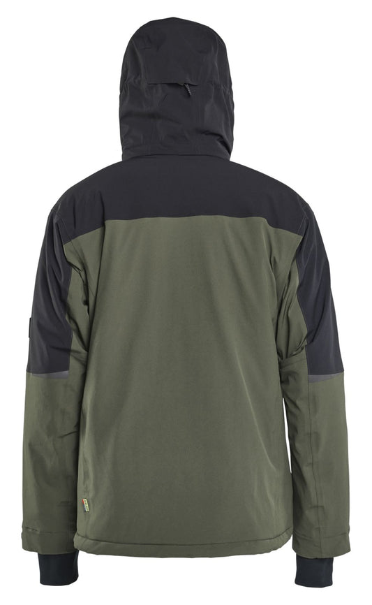 Blaklader Wind regen sneeuw Striker Winterjas 49911917 stretch woudgroen-roestbruin(4240)