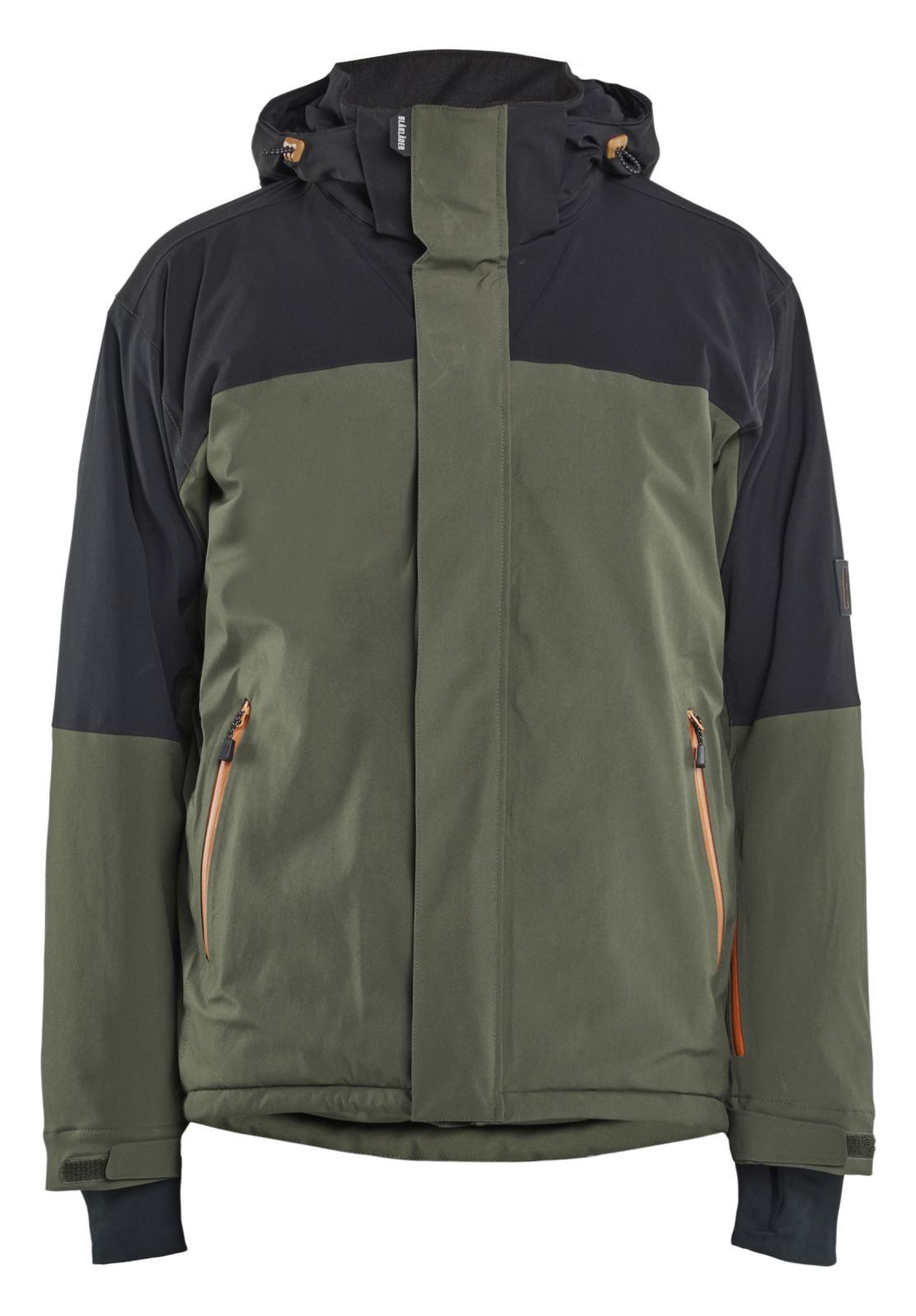 Blaklader Wind regen sneeuw Striker Winterjas 49911917 stretch woudgroen-roestbruin(4240)