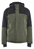 Blaklader Wind regen sneeuw Striker Winterjas 49911917 stretch woudgroen-roestbruin(4240)