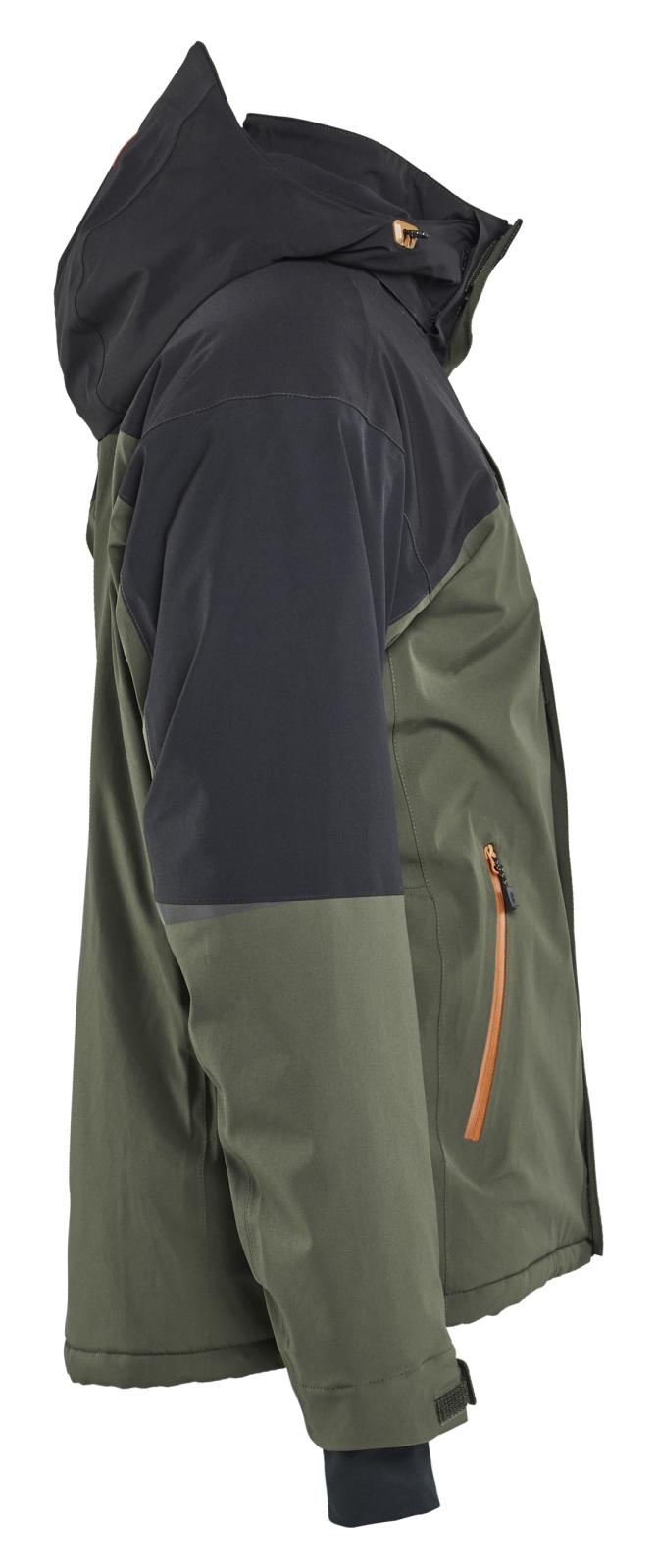 Blaklader Wind regen sneeuw Striker Winterjas 49911917 stretch woudgroen-roestbruin(4240)