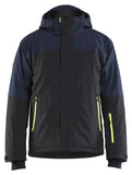 Blaklader Wind/regen/sneeuw Striker Winterjas 49911917 Stretch donker marineblauw-fluo geel(8633)