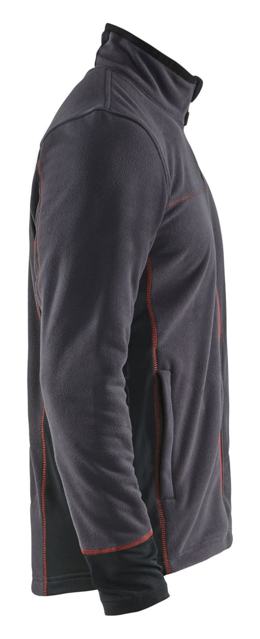 Blaklader Vesten 49951010 donkergrijs-rood(9756)