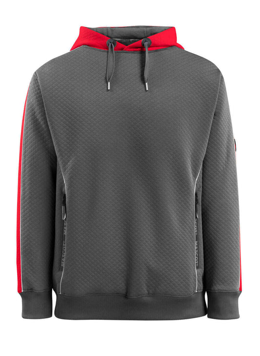 Mascot Hardwear Polosweaters 50124-932 Motril donker antracietgrijs-fluo rood(18222)