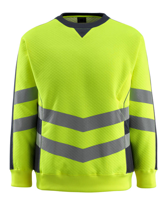 Mascot Safe Supreme Polosweaters 50126-932 Wigton fluo geel-donker marineblauw(17010)