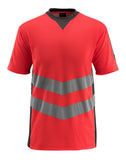 Mascot Safe Supreme Shirts 50127-933 Sandwell fluo rood-donker antracietgrijs(22218)