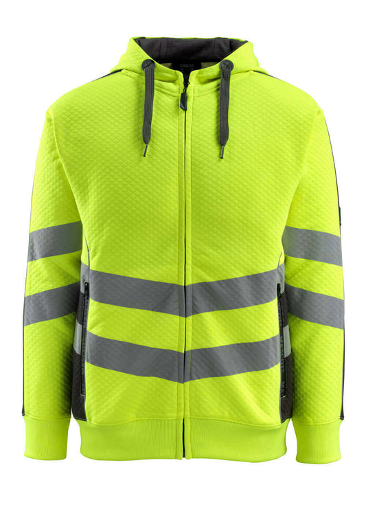 Mascot Safe Supreme Capuchontrui 50138-932 Corby met rits fluo geel-zwart(1709)