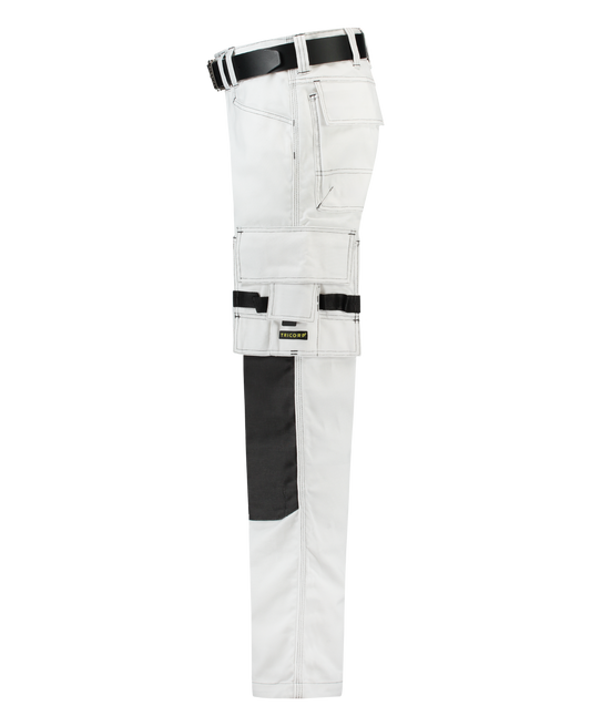 Tricorp Workwear Broeken 502009-TWC2000 wit-donkergrijs(whitedarkgrey)
