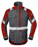 Havep 5safety Image + Jas 50388 over de heup (colbert) reflectie houtskool-rood(AAB)