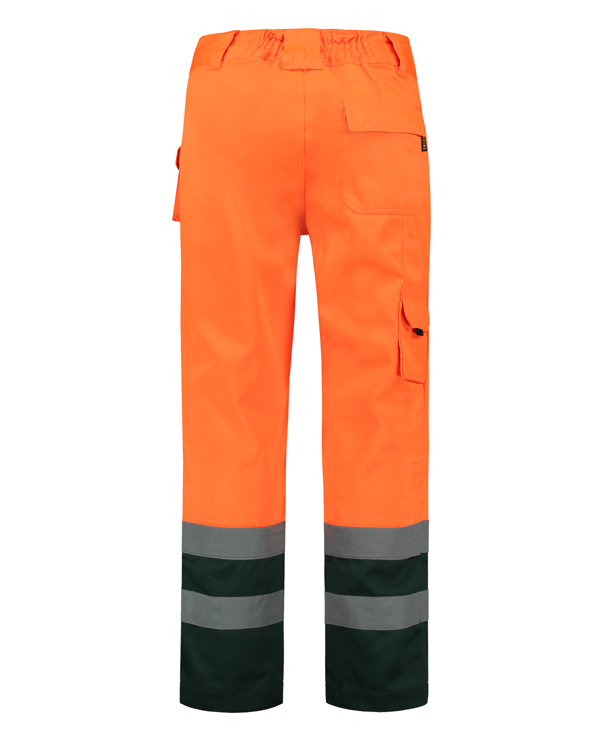 Tricorp Safety Broeken 503002-TWE3001 EN 471 Kniezakken Polyester- katoen fluo oranje-groen(fluororangegreen)