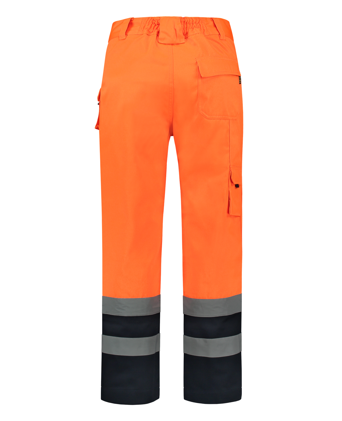 Tricorp Safety Broeken 503002-TWE3001 EN 471 Kniezakken Polyester- katoen fluo oranje-marineblauw(fluororangenavy)