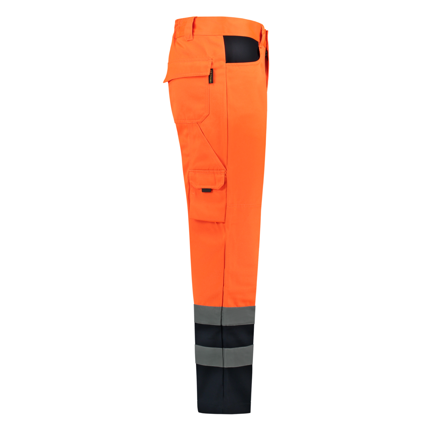 Tricorp Safety Broeken 503002-TWE3001 EN 471 Kniezakken Polyester- katoen fluo oranje-marineblauw(fluororangenavy)