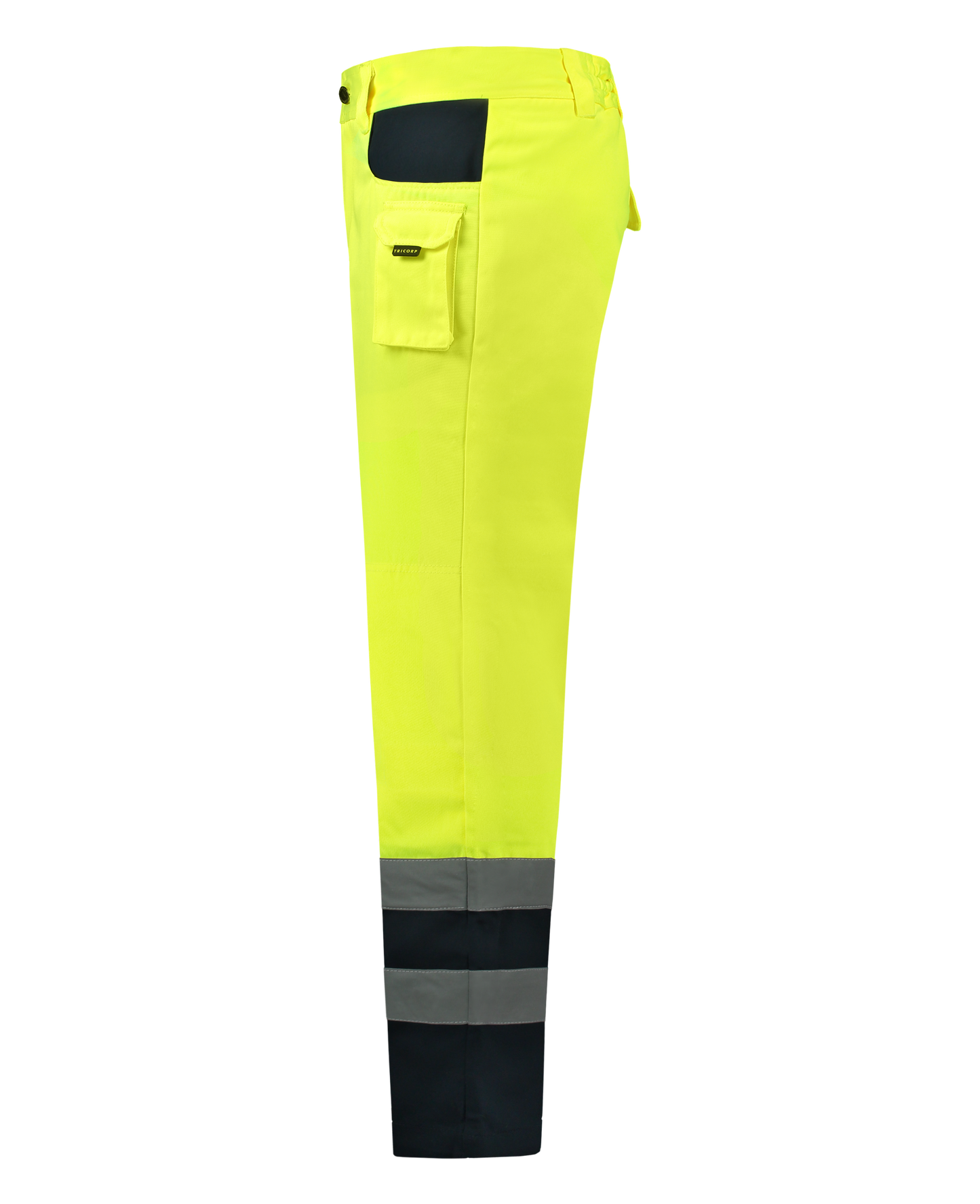 Tricorp Safety Broeken 503002-TWE3001 EN 471 Kniezakken Polyester- katoen fluo geel-marineblauw(fluoryellownavy)