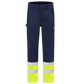 Tricorp Broeken 503004 inktzwart-fluo geel(inkfluoryellow)