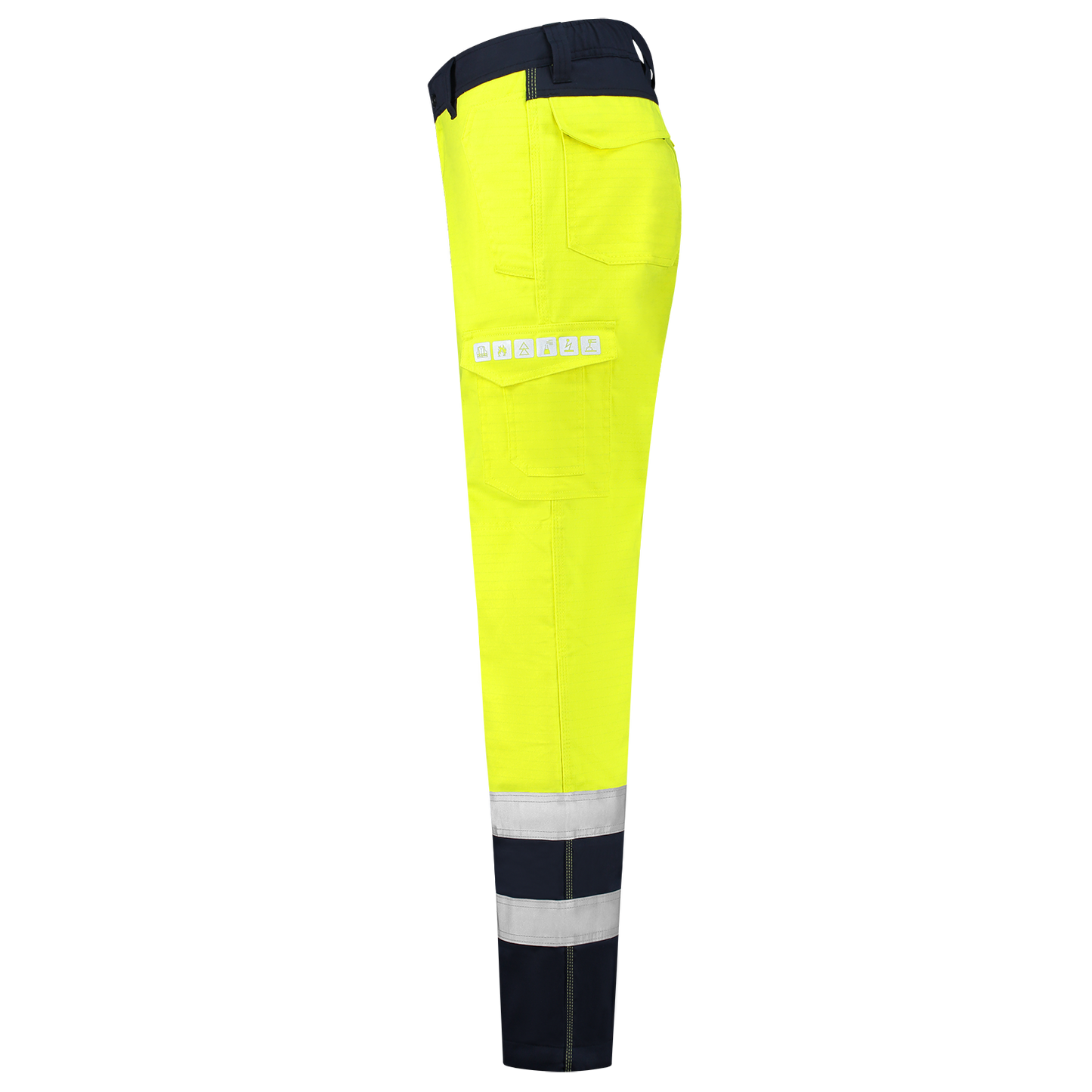 Tricorp Safety Broeken 503004 Multinorm fluo geel-inktblauw(fluoryellowink)